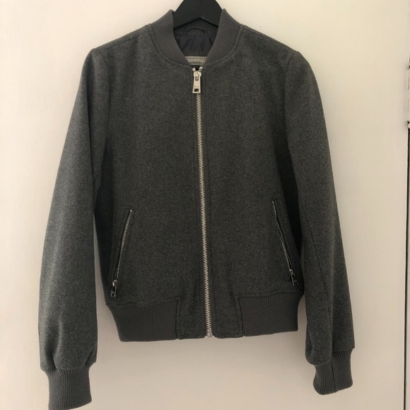 Levi's Wool Blend Rib Knit Bomber Jacket
